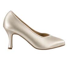 Load image into Gallery viewer, Brescia Women’s Ballroom Dance Shoes Platino Leather