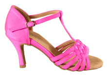 Load image into Gallery viewer, Andra T Ladies Latin Dance Shoes Pink - Anita Flavina