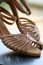 Load image into Gallery viewer, Avant Garde Swarovski Dance Shoes - Anita Flavina