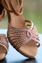 Load image into Gallery viewer, Avant Garde Swarovski Dance Shoes - Anita Flavina