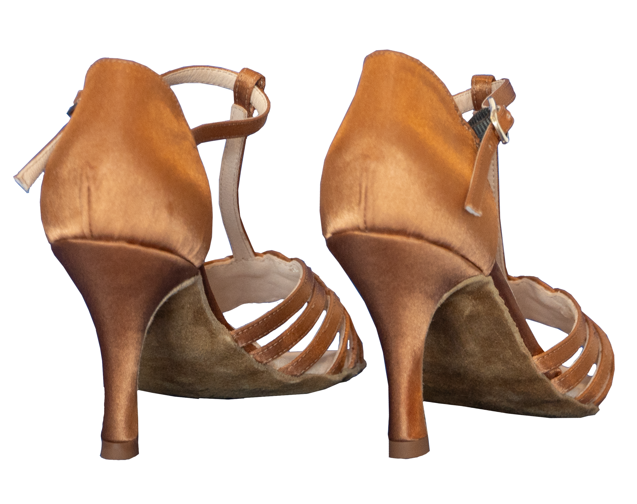 Andra T Ladies Latin Dance Shoes Caramello - Anita Flavina