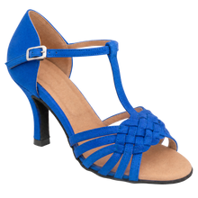 Carica l'immagine nel visualizzatore di Gallery, Scarpe da ballo latino da donna Andra T Caramello