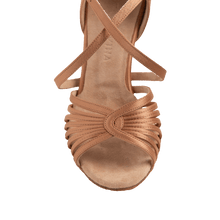 Load image into Gallery viewer, Verona Raso Carne Satin Women’s Latin Dance Shoes