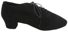 Load image into Gallery viewer, Side view of Roma Mens Latin Dance Shoes in Suede