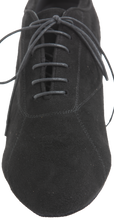 Load image into Gallery viewer, Roma in suede for latin dancing with cotton twill laces