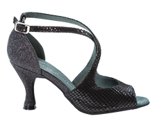 Carica l'immagine nel visualizzatore di Gallery, Franca Black Social Dance Shoes - Anita Flavina