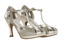 Load image into Gallery viewer, Marisa Gold Ladies Dance Shoes - Anita Flavina
