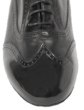 Carica l'immagine nel visualizzatore di Gallery, Closed toe & cotton twill laces of Michael Men's Ballroom Dance Shoes