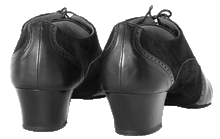 Carica l'immagine nel visualizzatore di Gallery, Back view of soft leathered Sean Men's Latin Dance Shoes