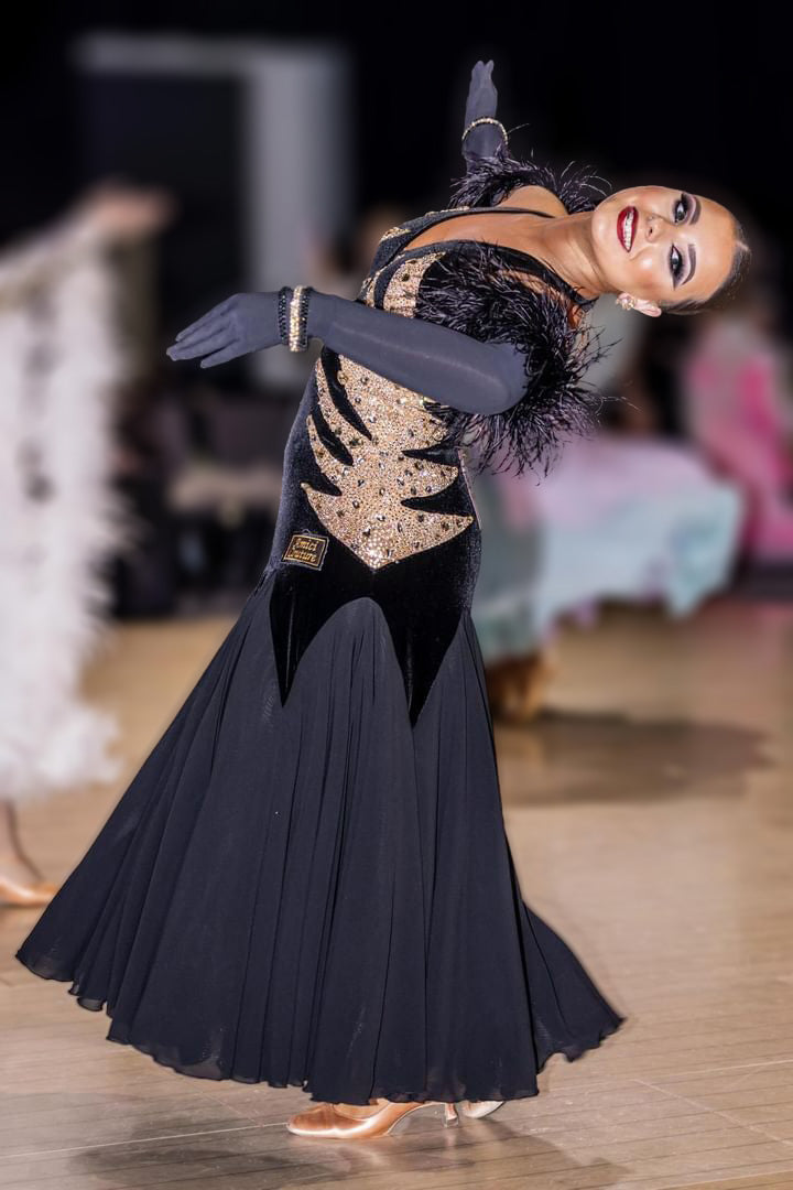 Ballroom Dance Champion in Anita Flavina Dance Shoes