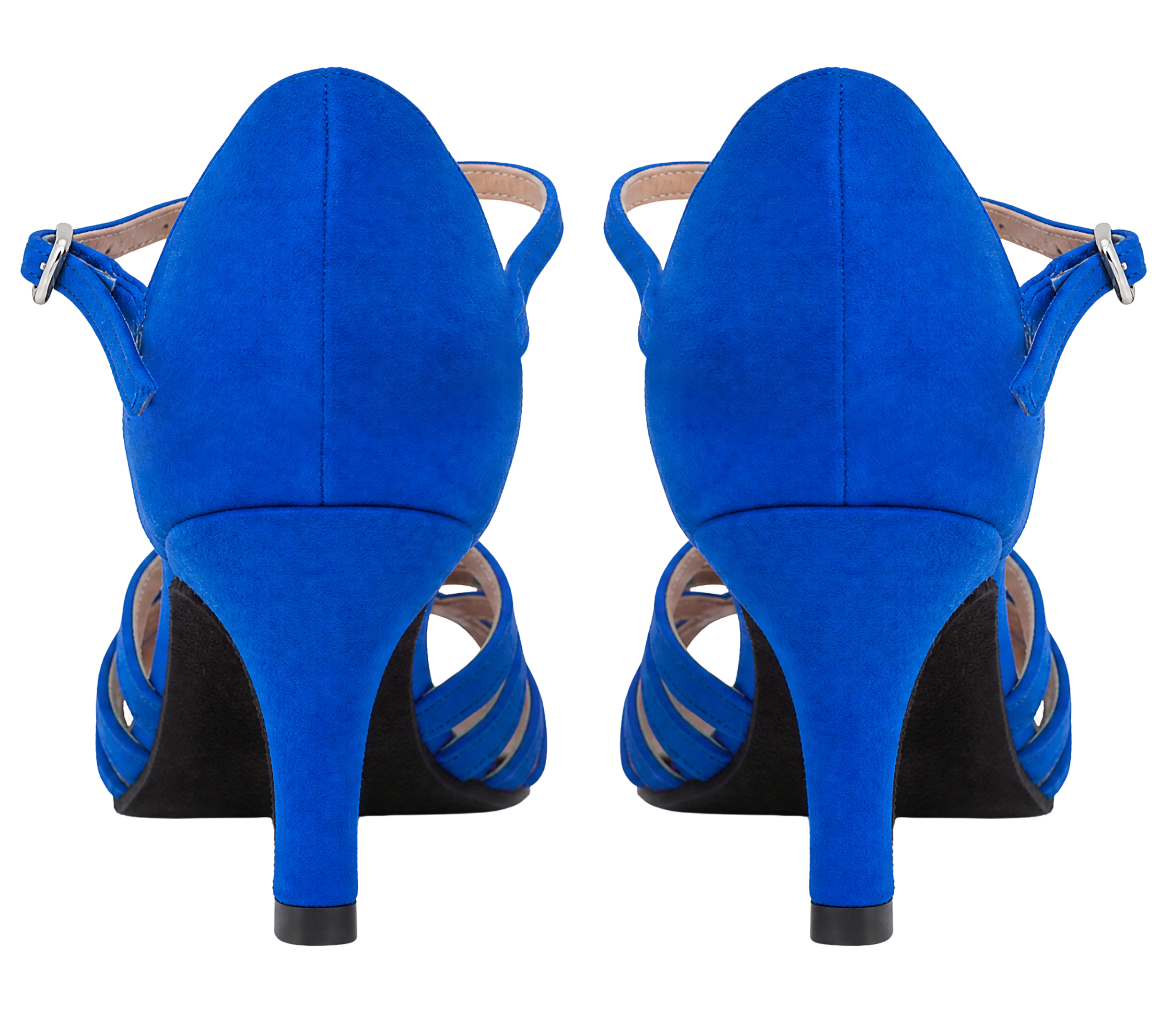 Andra T Ladies Latin Dance Shoes Blue - Anita Flavina