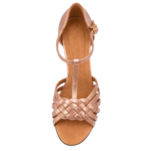 Carica l'immagine nel visualizzatore di Gallery, Scarpe da ballo latino da donna Andra T Caramello
