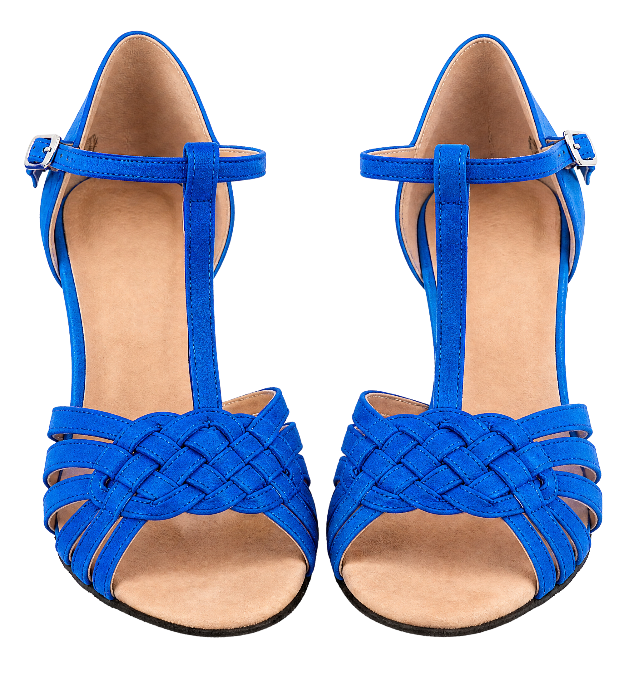 Andra T Ladies Latin Dance Shoes Blue - Anita Flavina