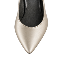 Load image into Gallery viewer, Brescia Women’s Ballroom Dance Shoes Platino Leather
