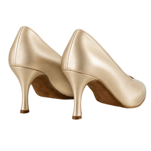 Load image into Gallery viewer, Brescia Women’s Ballroom Dance Shoes Platino Leather
