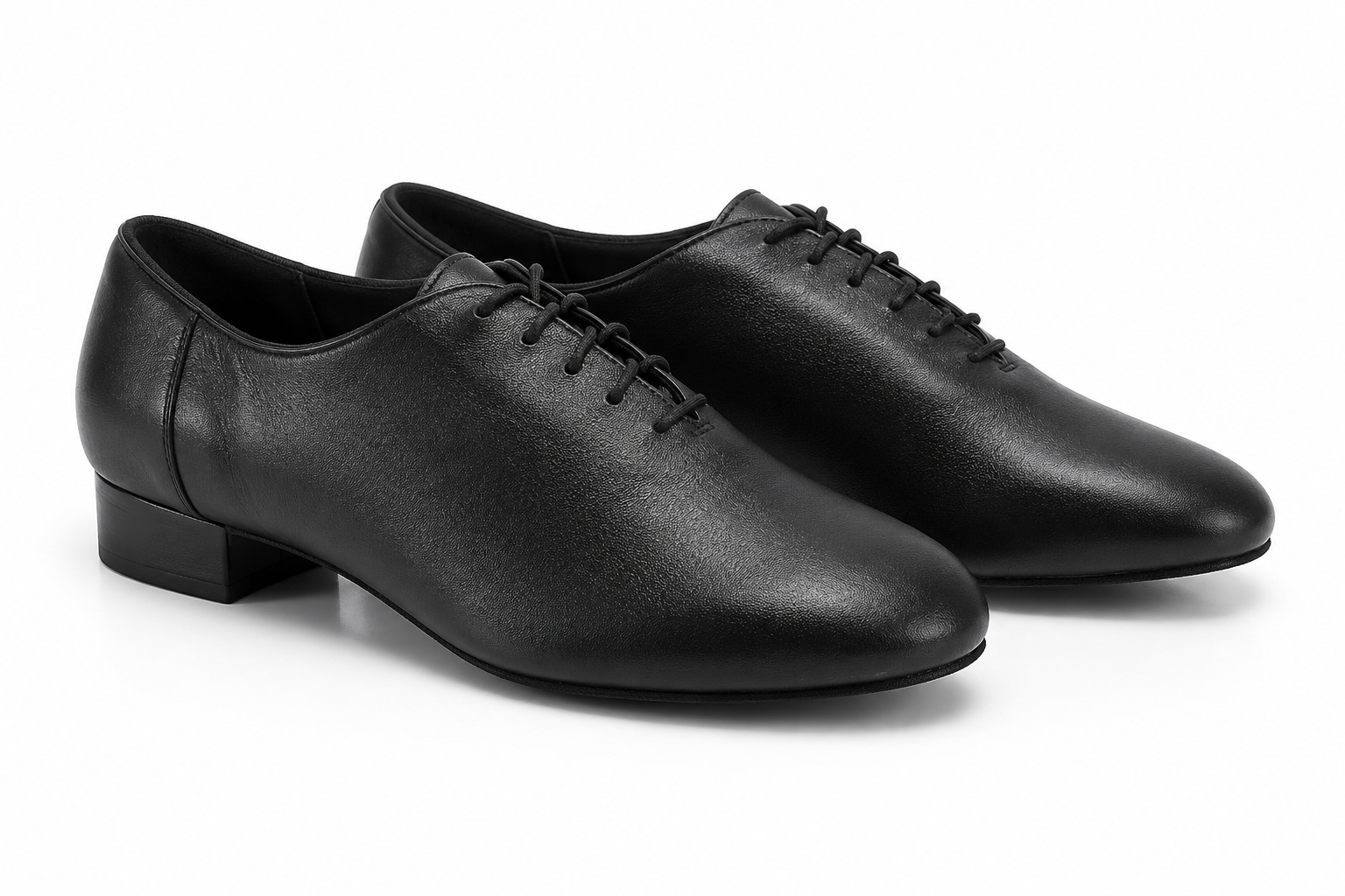 Sicily Men’s Ballroom Dance Shoes – Black Leather - Anita Flavina