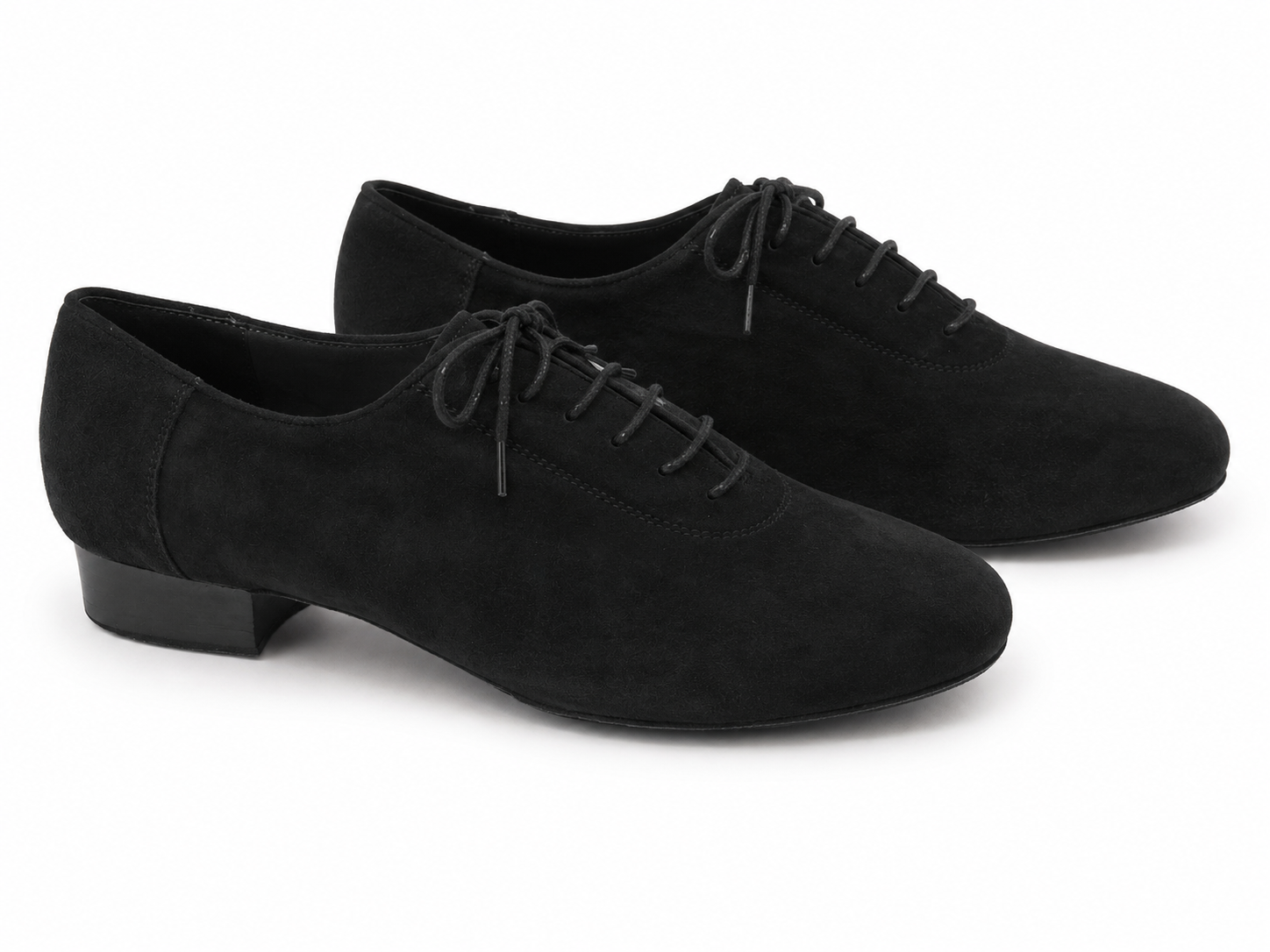 Sicily Men’s Ballroom Dance Shoes – Black Suede Leather - Anita Flavina