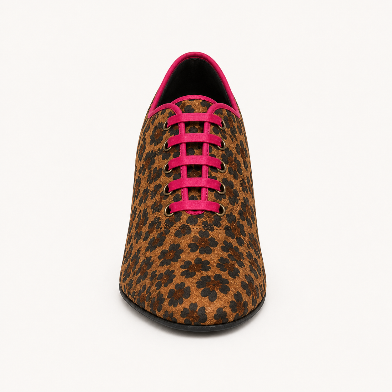 Nino Leopard Print - Ladies Latin Practice Teaching Shoes - Anita Flavina