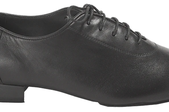 Sicily Men’s Ballroom Dance Shoes – Black Leather - Anita Flavina