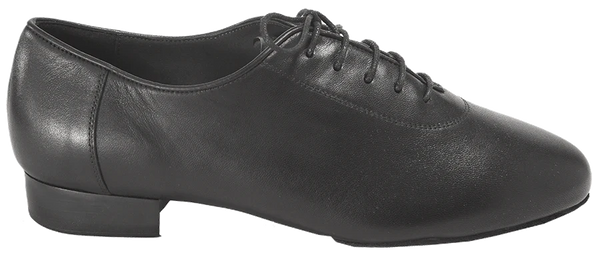 Sicily Men’s Ballroom Dance Shoes – Black Leather - Anita Flavina