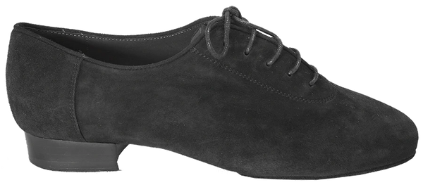 Sicily Men’s Ballroom Dance Shoes – Black Suede Leather - Anita Flavina