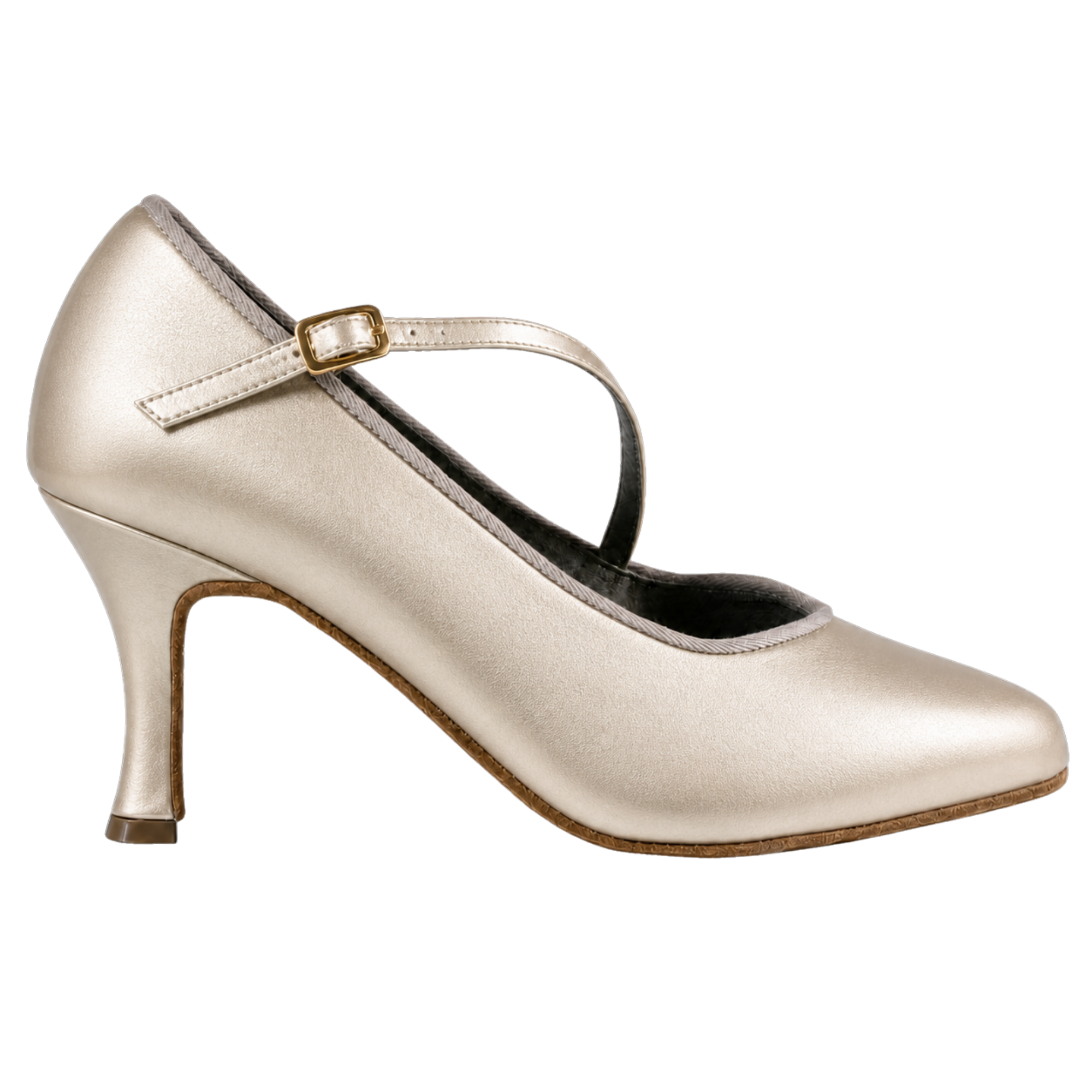 Padova Women’s Ballroom Dance Shoes Platino Leather - Anita Flavina