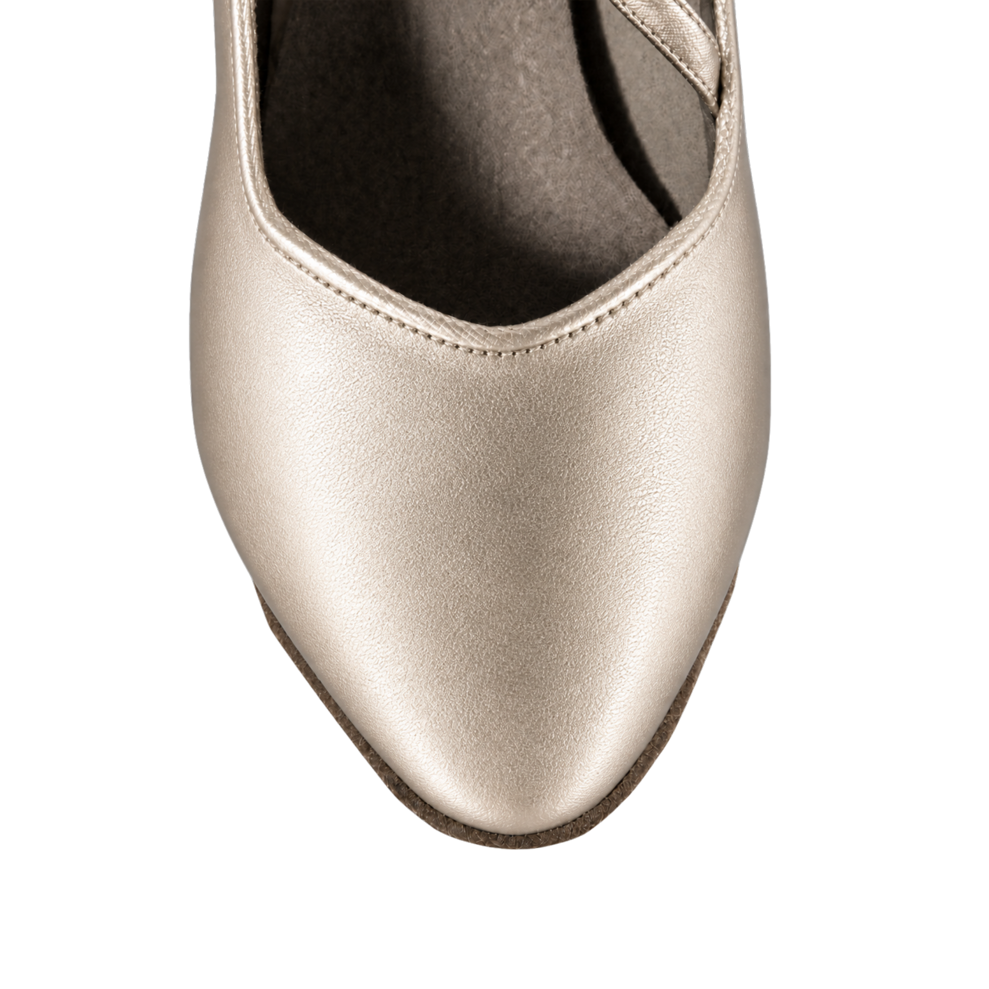 Assisi Women’s Ballroom Dance Shoes – Platino Leather - Anita Flavina