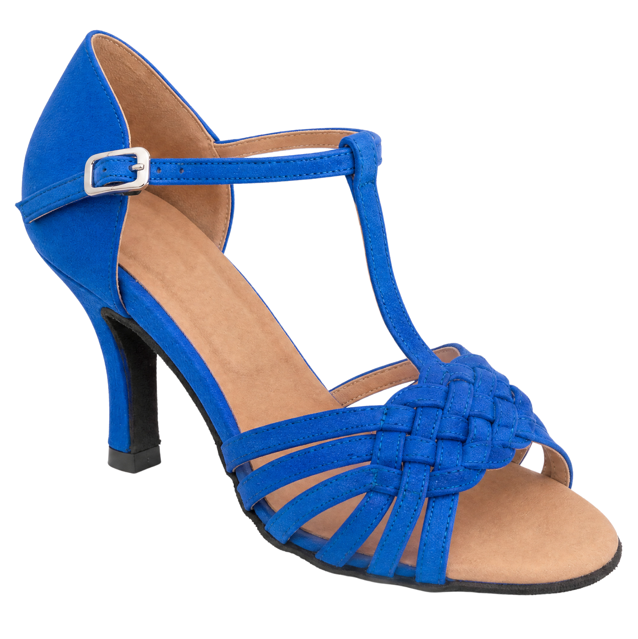 Andra T Ladies Latin Dance Shoes Blue - Anita Flavina