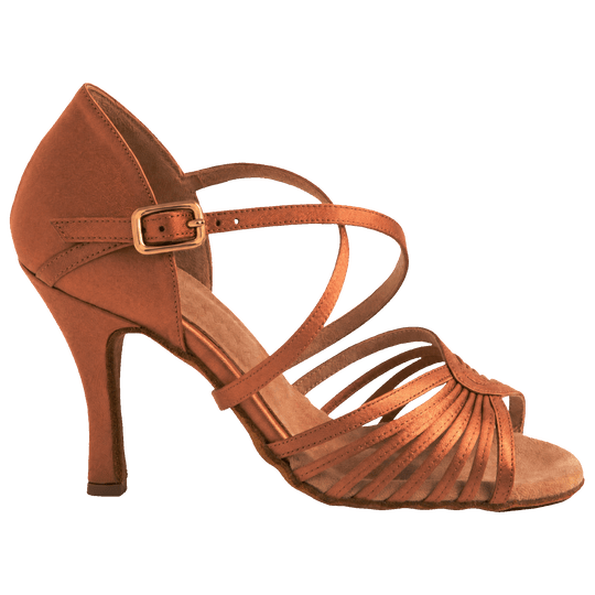 Verona Carmello Satin Women’s Latin Dance Shoes - Anita Flavina