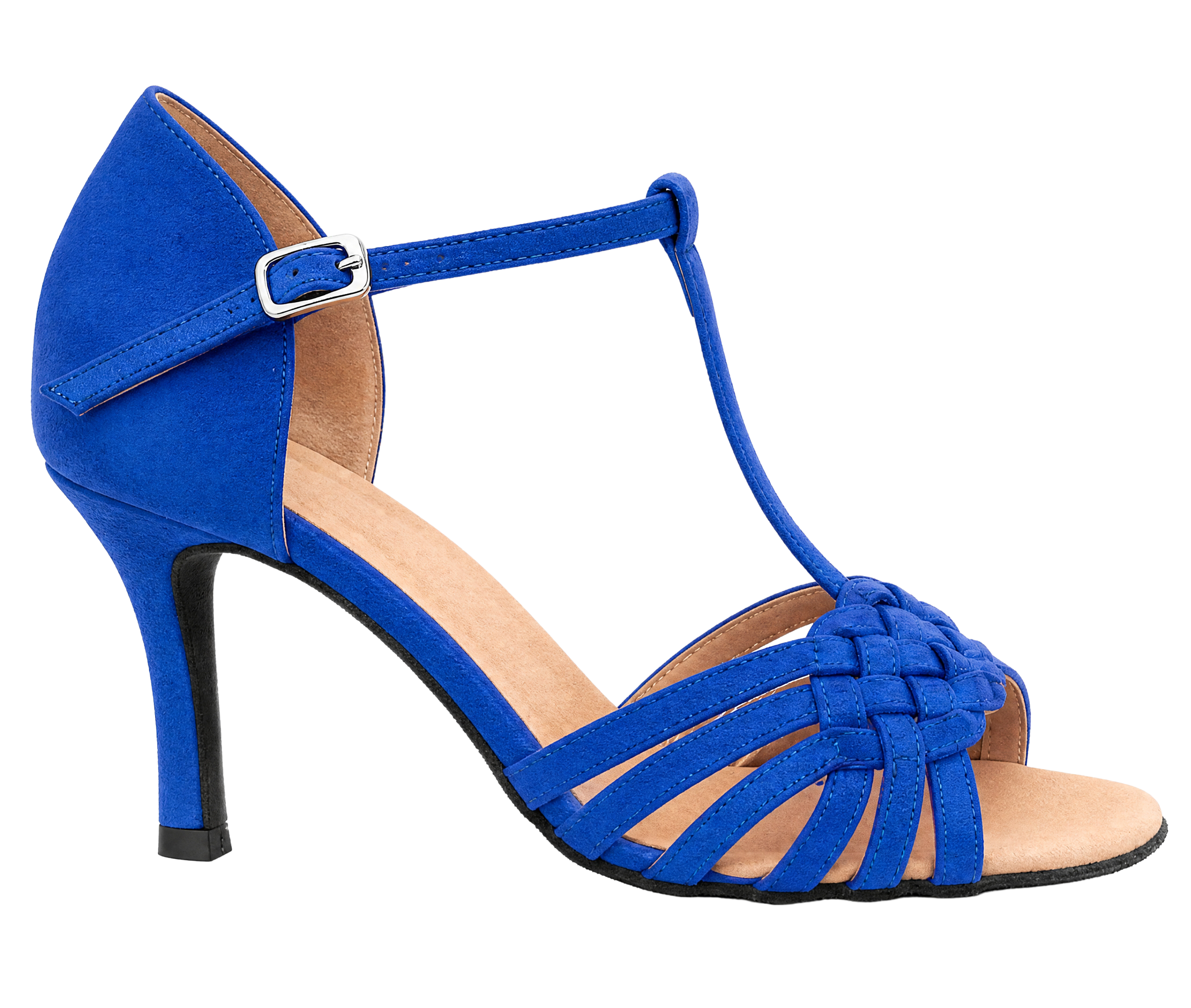 Andra T Ladies Latin Dance Shoes Blue - Anita Flavina