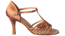 Carica l&#39;immagine nel visualizzatore di Gallery, Light Ladies Latin Dance Shoes Satin - Anita Flavina
