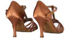 Carica l&#39;immagine nel visualizzatore di Gallery, Light Ladies Latin Dance Shoes Satin - Anita Flavina
