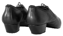 Carica l&#39;immagine nel visualizzatore di Gallery, 40 mm / 1.75 inch leather heel of Gene Mens Dance Shoes 
