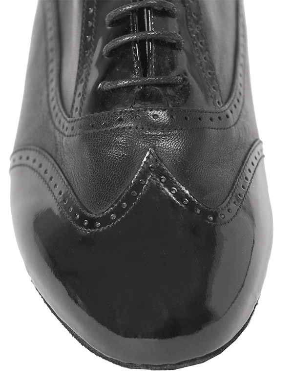 Closed toe & cotton twill laces of Michael Men's Ballroom Dance Shoes