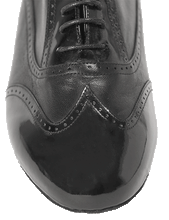 Load image into Gallery viewer, Closed toe &amp; cotton twill laces of Michael Men&#39;s Ballroom Dance Shoes
