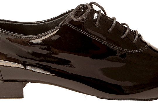 Nauris Patent Men's Ballroom Dance Shoes - Anita Flavina