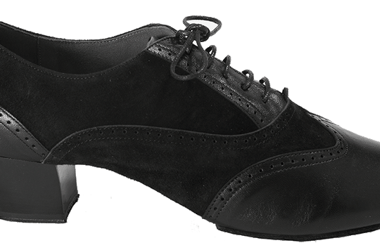 Side view of suede & leather composed Sean