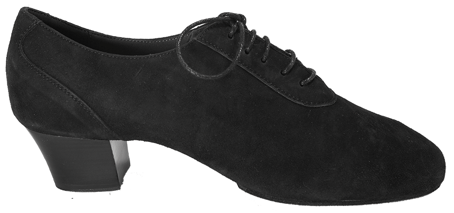 Side view of Suede Mens Latin Dance Shoes - Sergio