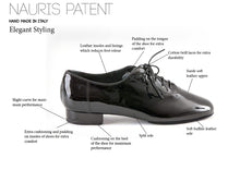 Carica l&#39;immagine nel visualizzatore di Gallery, Nauris Patent Men&#39;s Ballroom Dance Shoes - Anita Flavina
